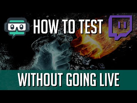Private Stream Test without Going Live with Twitch Inspector in Streamlabs OBS