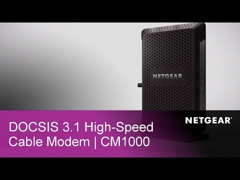 NETGEAR CM1000 Ultra High-Speed DOCSIS 3.1 Gigabit Cable Modem