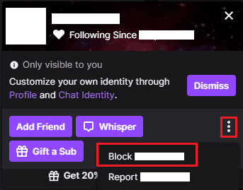 how to block people on twitch