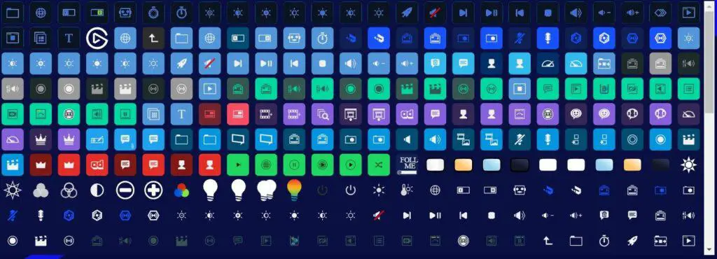 Elgato stream deck icons