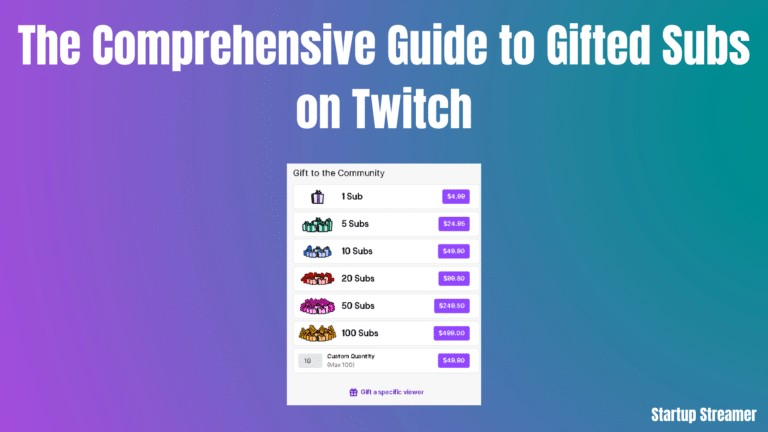 Gifted Subs On Twitch